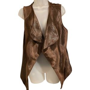 Vintage Pronto USA Vest from 80s 90s Brown Size Medium